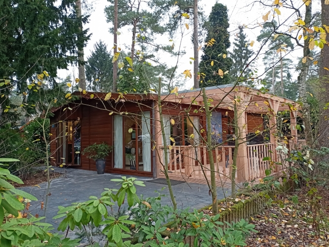 4persoons chalet op Bospark Dennenrhode met omheinde tuin